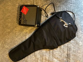 Electric guitar and amp