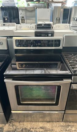 Electric Stove Stainless Steel, Self Clean