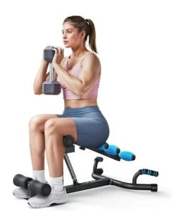 Adjustable Weight Bench with Leg Roller