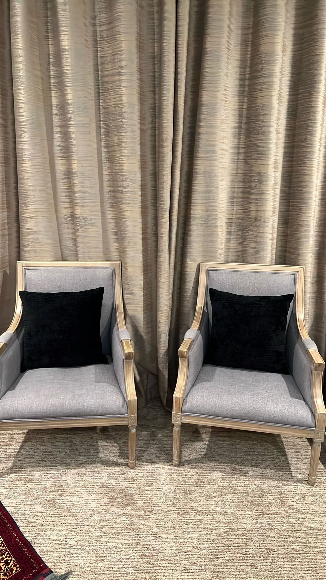 Two Comfortable Living Room Chair Set