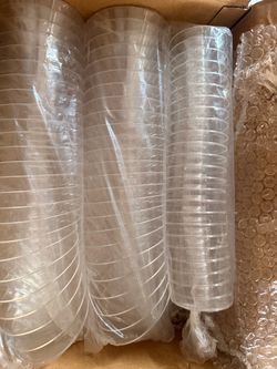 Plastic martini glasses - 50pcs
