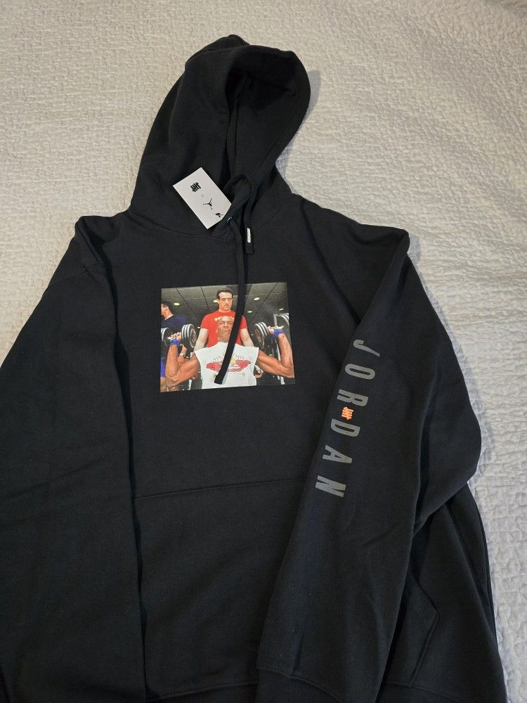 Nike Air Jordan Undefeated Weights Hoodie Sweatshirt