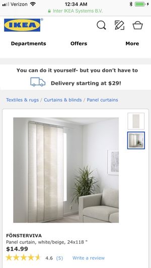 Ikea Panel Curtain System Vidga For Sale In Vancouver Wa Offerup