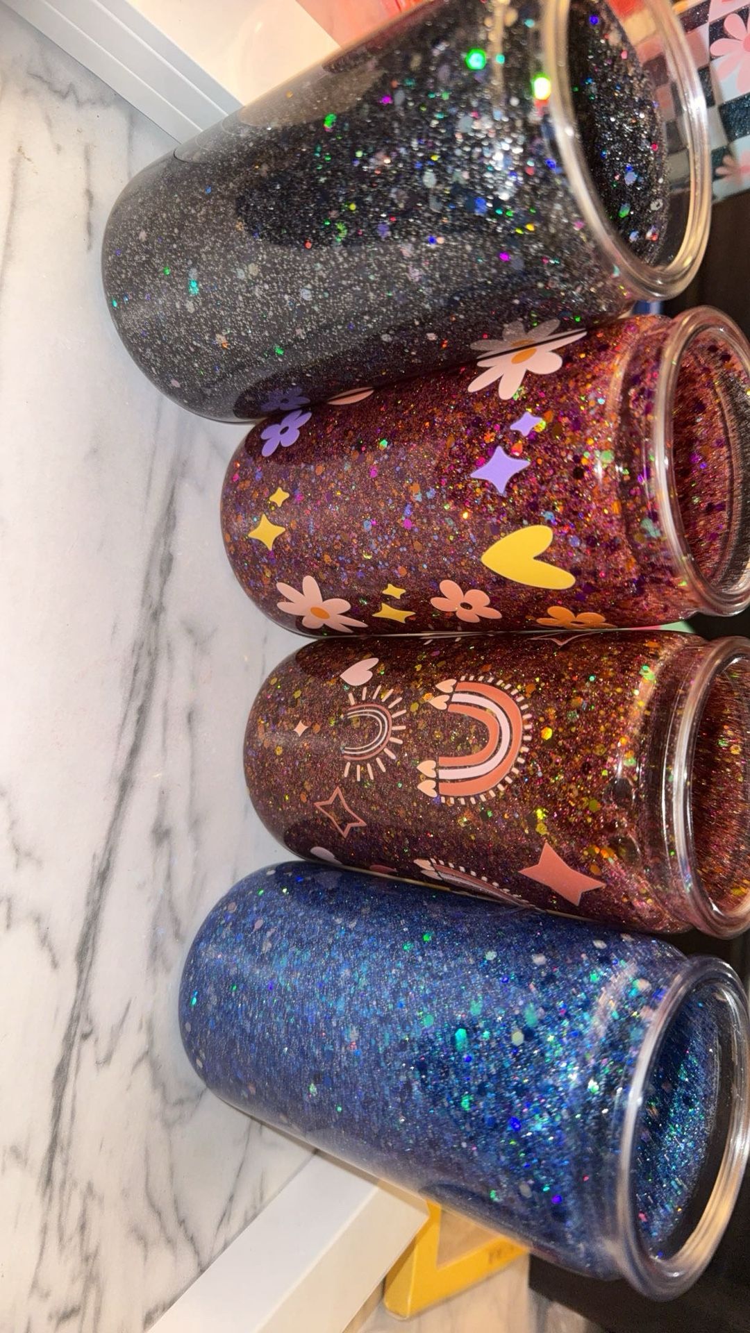 Pre Made Snow globe Cups