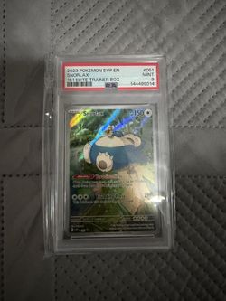 Snorlax Full Art 051 PSA 9 Mint Pokémon 151 ETB Promo