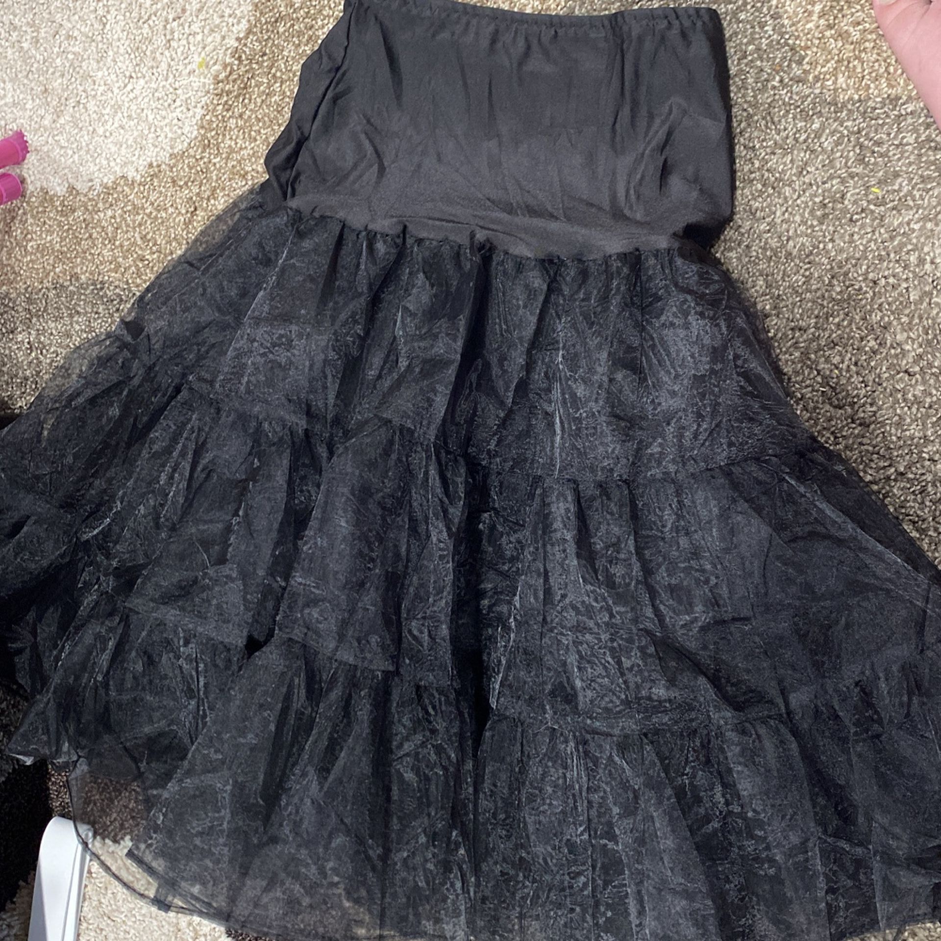 Black Petticoat Tutu Skirt
