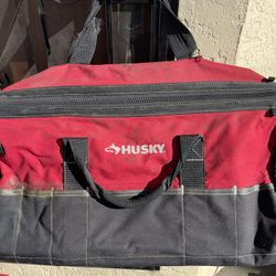 Large Husky Tool Bag Zip Pocket Tote 🛠 Used