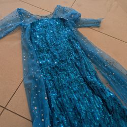 Girls Frozen Elsa Costume