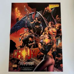 Vintage 2001 CRUX Mini Promo Poster CrossGen Comics 9.75 x 13 Wizard Excellent 