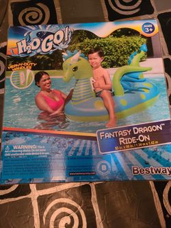 Pool Float Ride On Dragon Brand New In Box