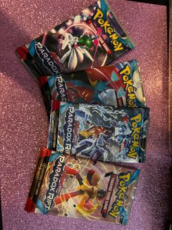 pokemon booster pack art set paradox rift