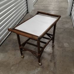 Rolling Cart Table with Wheels
