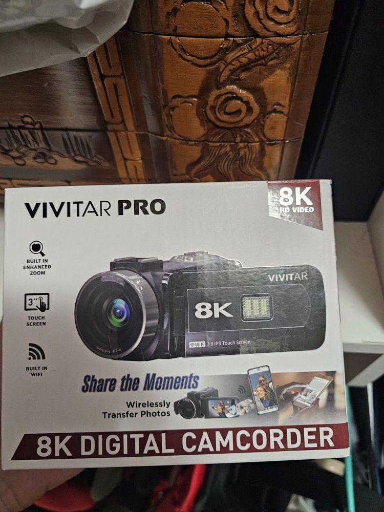 8k Vivitar Camcorder 