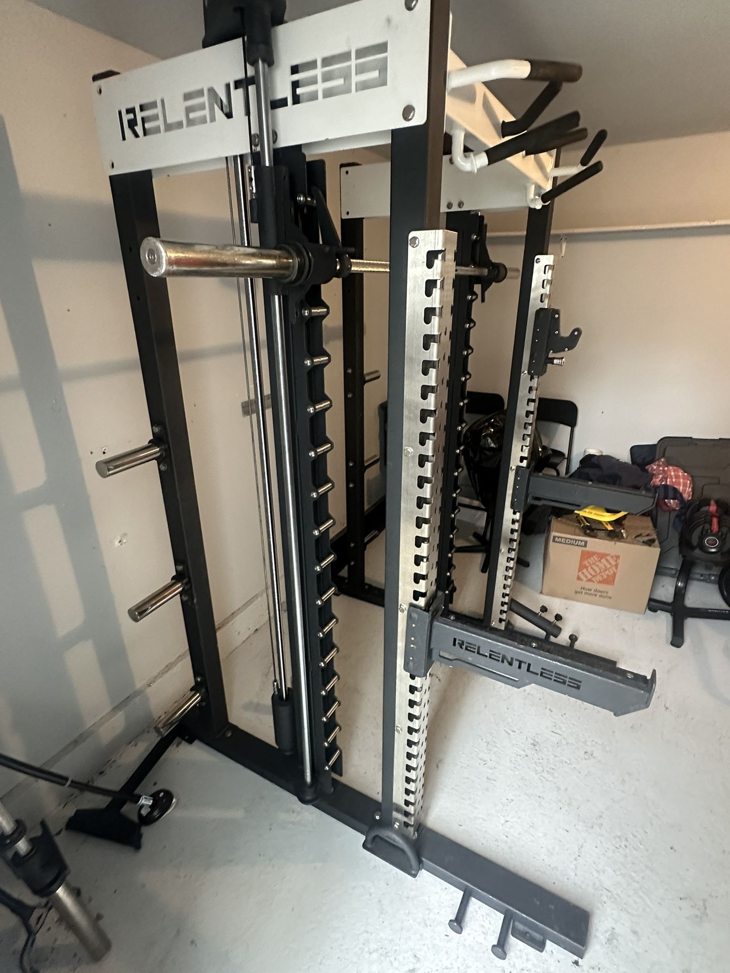 Relentless Half Rack Smith Machine