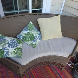 Outdoor Wicker Seat