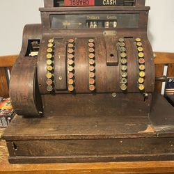 Antique National Cash Register Early 1900s
