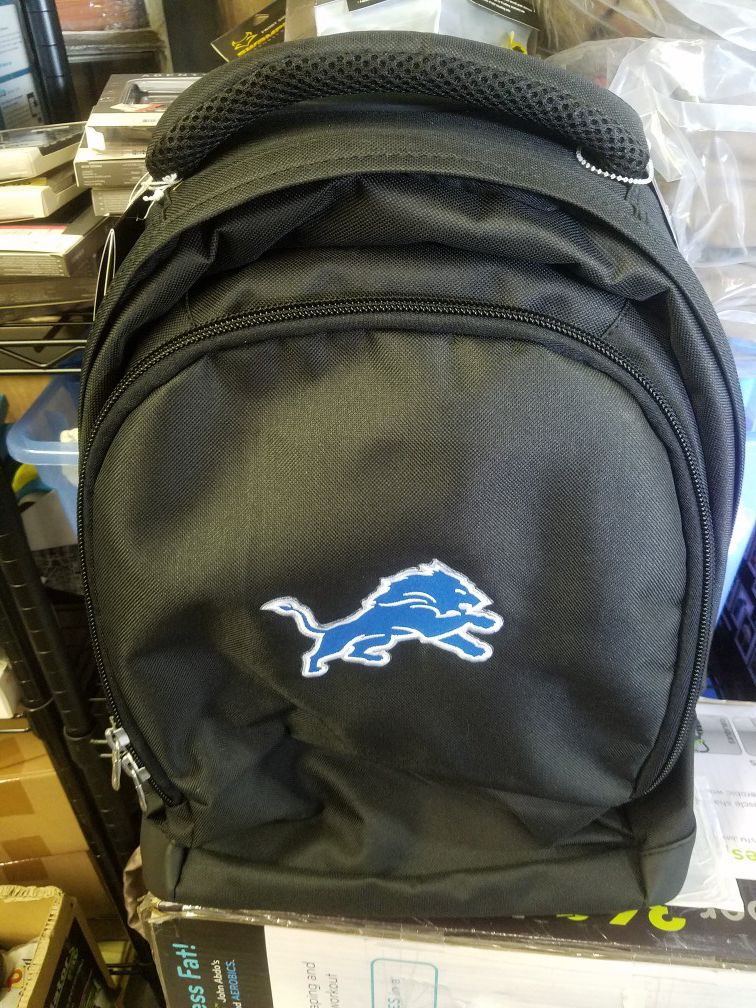 Mojo Licensing Premium Wheeled Backpack Detroit lions -