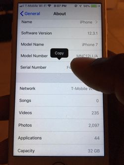 iPhone 7 unlock to any career