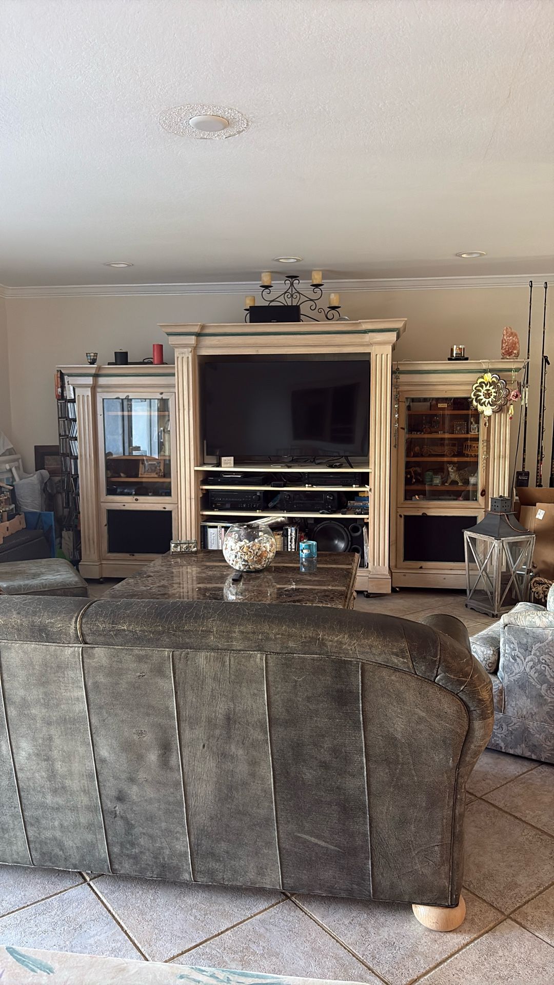 Made By Hand Light Wood Three-Piece Wall Unit