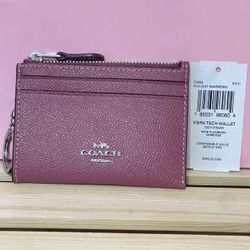 New Authentic Mini COACH ID Wallet