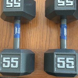 Dumbbells 55lbs