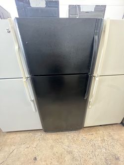 Black Top-Freezer Refrigerator