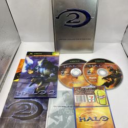 Halo 2: Limited Collector's Edition (Microsoft Xbox, 2004) CIB manuals inserts