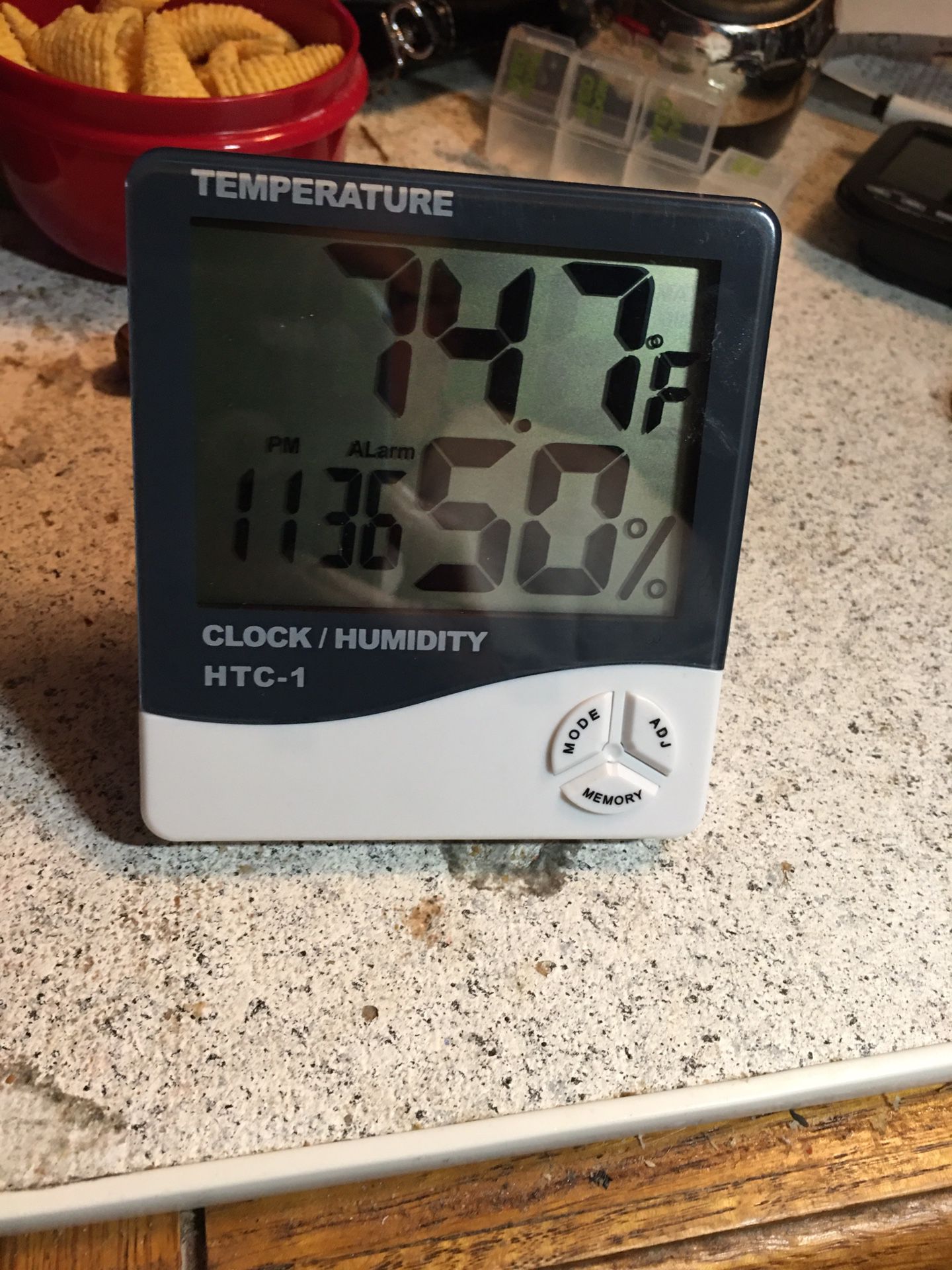 Larger Tempature And Humidity Monitor