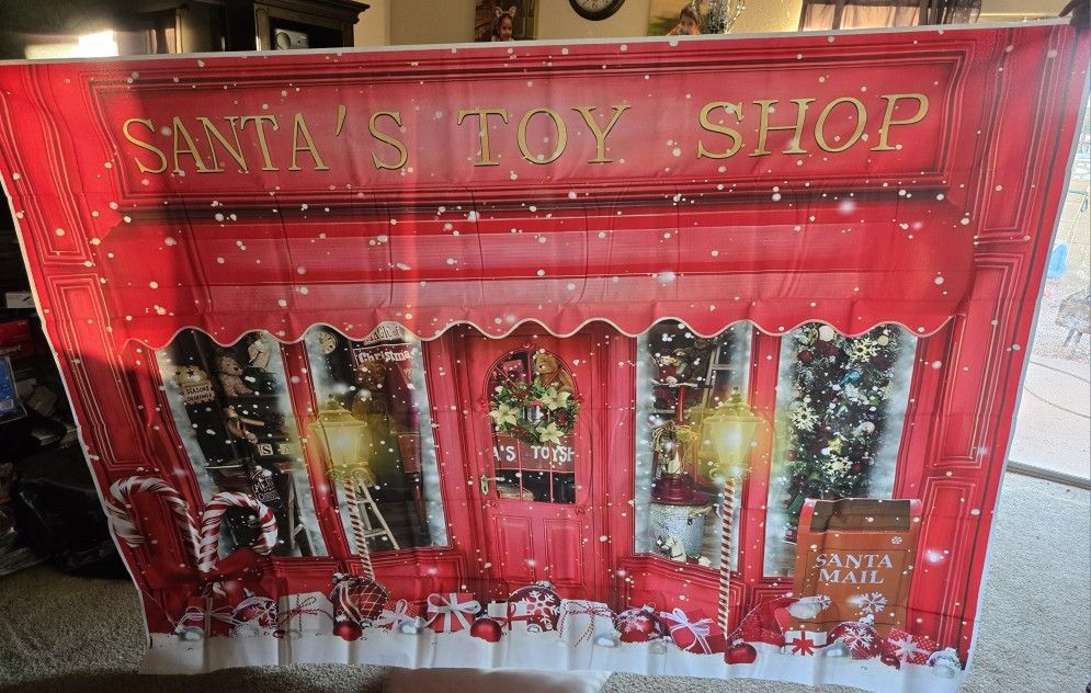 Christmas backdrop 7x5