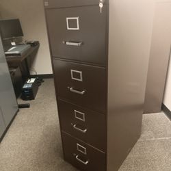 Holga 5-Drawer Filing Cabinet W/ Lock & Keys! 