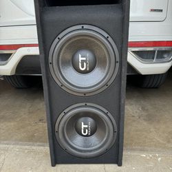 2 12 Inch Speaker with Box 