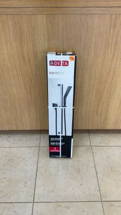 DELTA H2OKINETIC SLIDE BAR MOUNT HAND SHOWER.