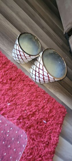 Ceramic Candle Holders Set of Two