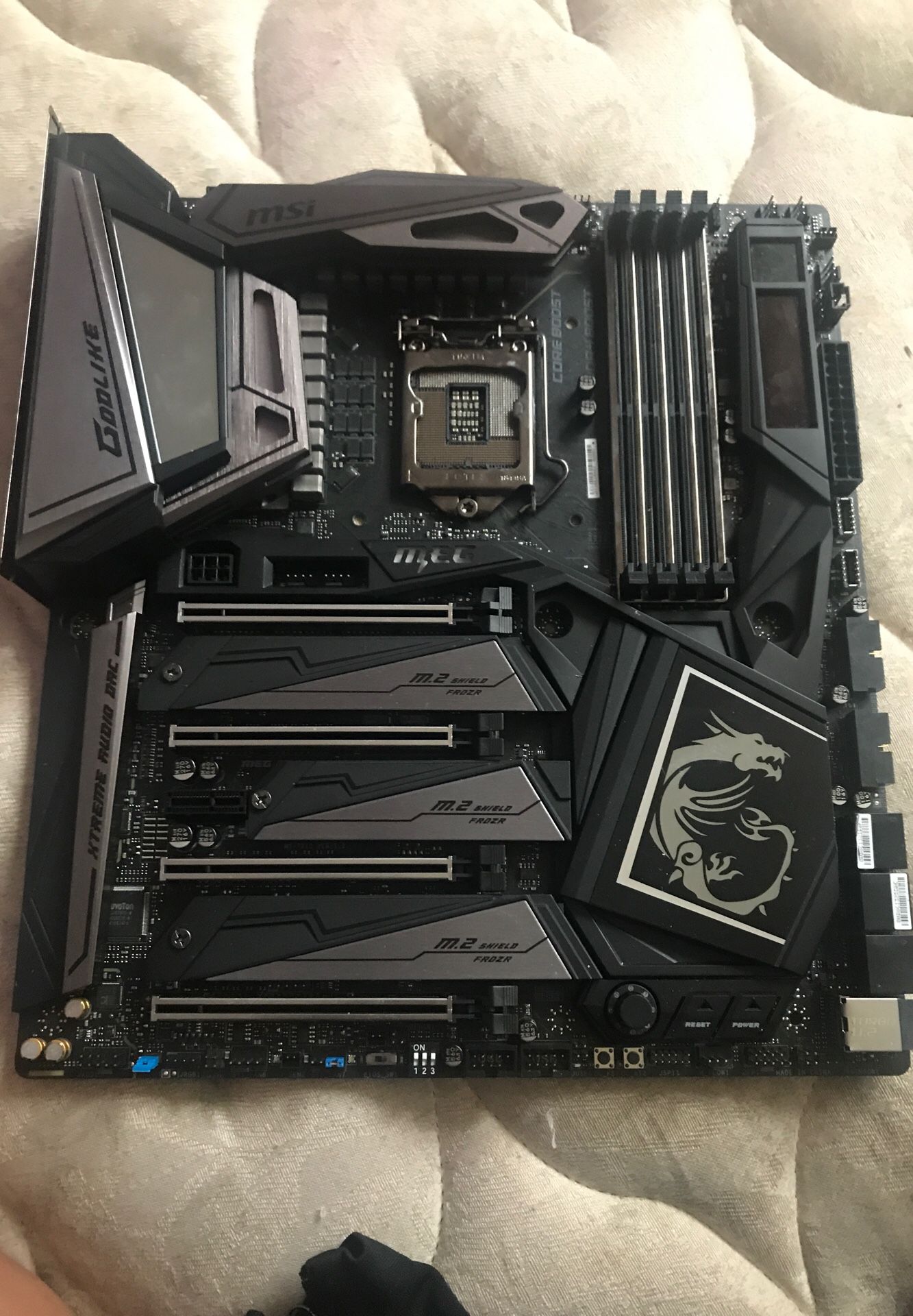 Z390 godlike the Meg just the motherboard