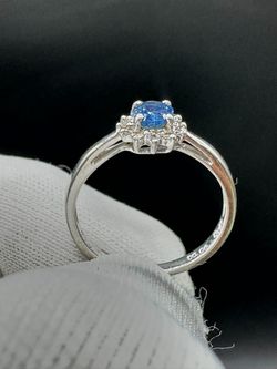 PLATINUM STONE RING #34357