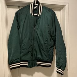 Abercrombie And Fitch Bomber Varsity Jacket Size Medium