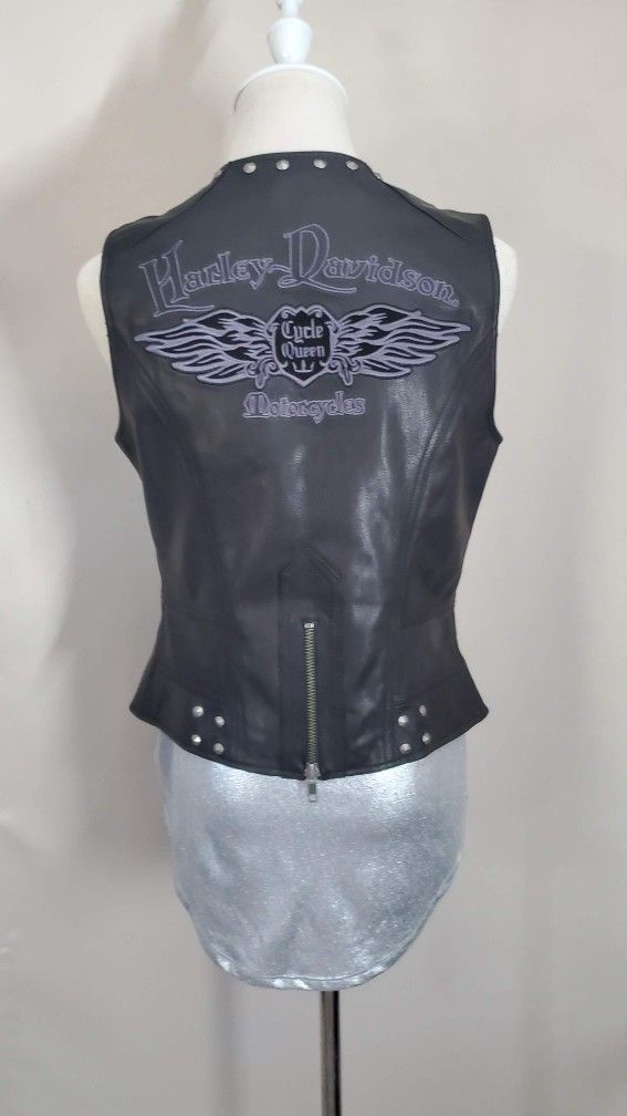 Leather Vest Harley-Davidson Womens