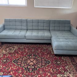 Couch, L-shaped sectional