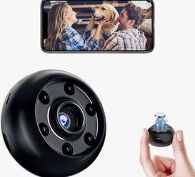 Hidden Camera WiFi Mini Spy Camera Hidden Camera Wireless HD 1080P Small Camera with Motion Detection Spy Camera for Home Security and Outdoor Nanny C