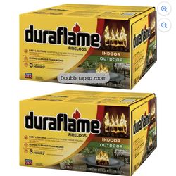 Duraflame 4.5 Pound 3 Hour Long Burn Time Quick Light Fire Log (12 Pack)