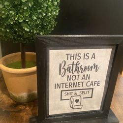 Bathroom Sign