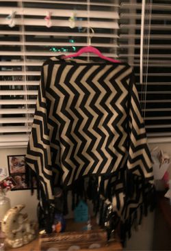 Gold and Black Shawl