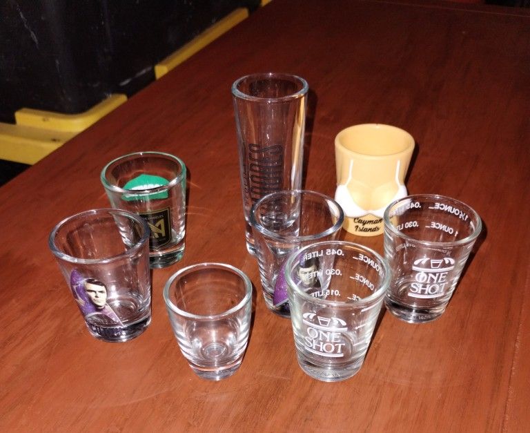 Shot Glasses Vintage And New