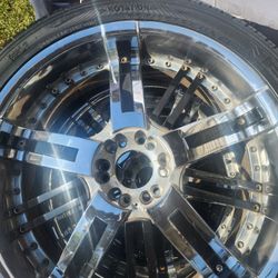 24 ' Inch. Avalanche,  Cadillac,   Silverado, Rims Wheels. And TIRES!