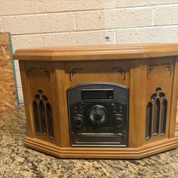 Record Player With CD Recorder