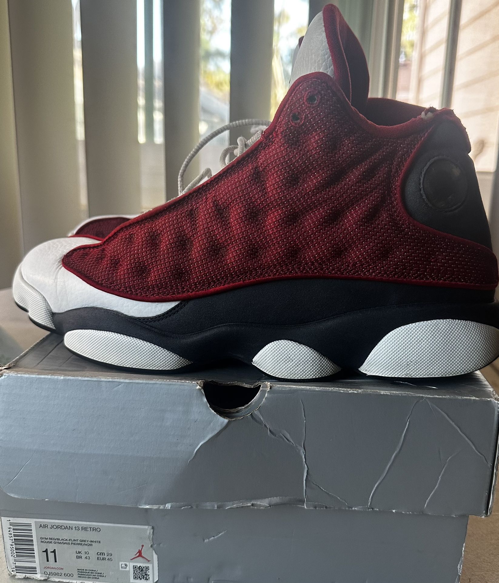 Jordan 13 Retro Gym Red Flint Grey 