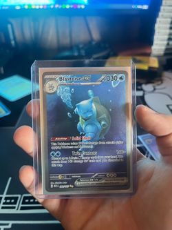 151 Blastoise Ex Illustration Rare Pokemon Card