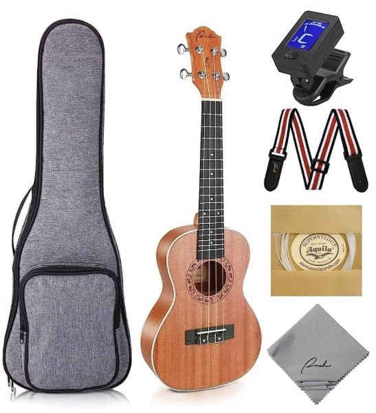 Ranch Concert Ukulele 23 inch Professional Wooden Ukelele Kit