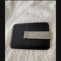 Gucci Money Leather Clip Holder