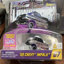 Car tuned lowriders 59 Impala diecast